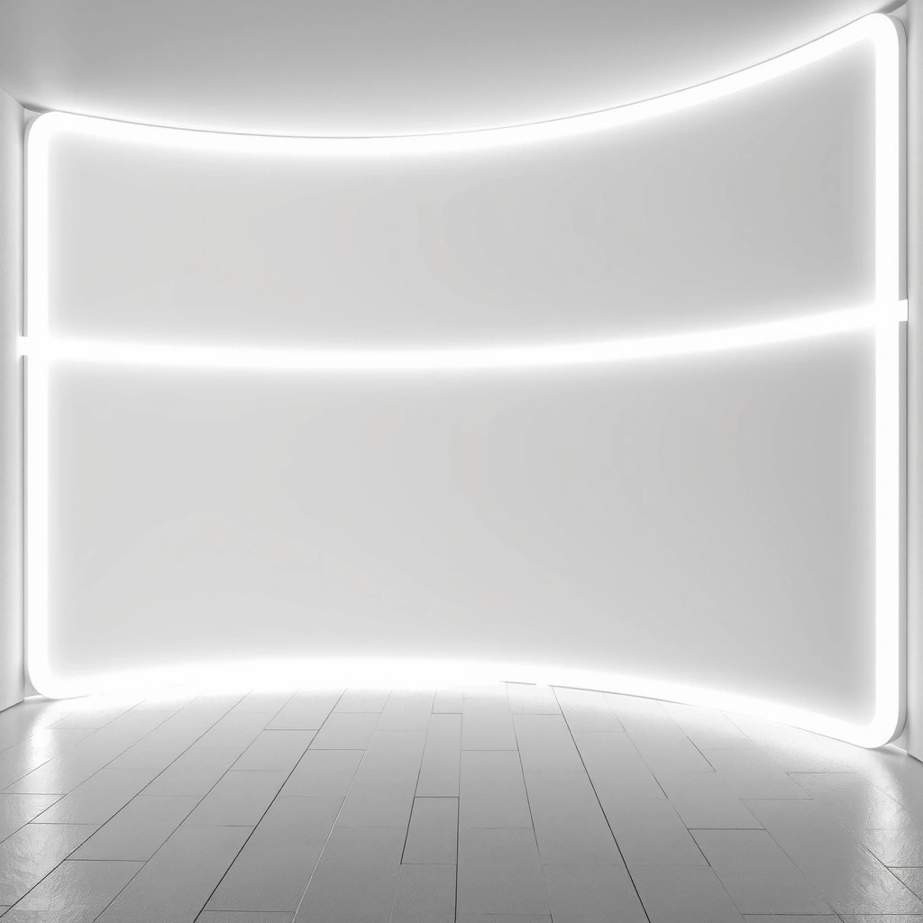 Neon light trail visual